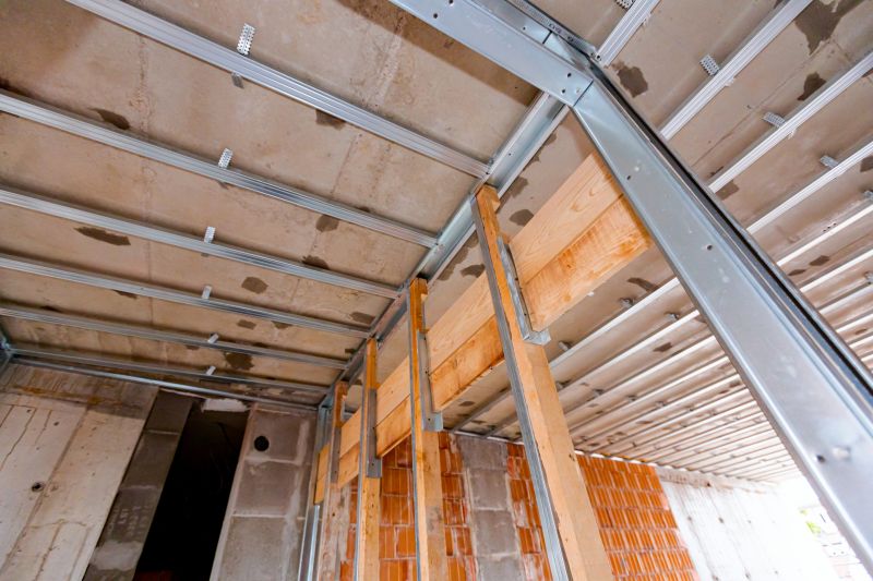 Finished Garage with Reinforced Support